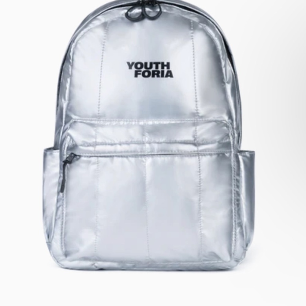 Youth Foria Silver Backpack limited edition NWT